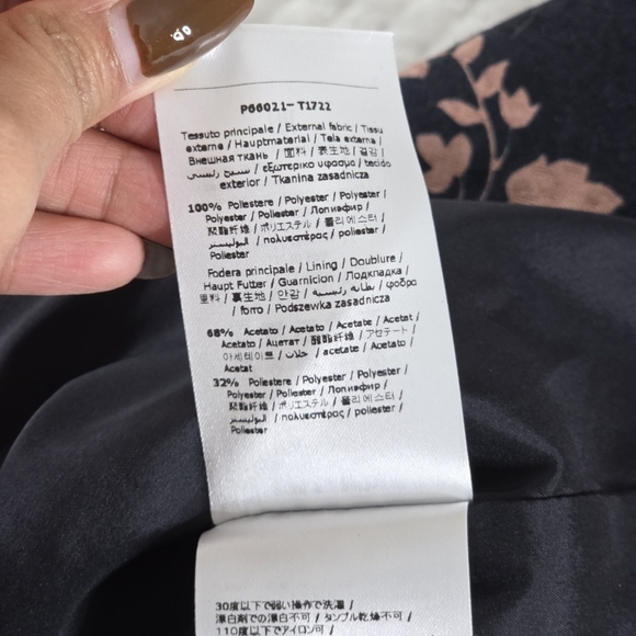 Liu-Jo Jacquard Floral Structured Mini Skirt, Size 4 - Picture 14 of 14